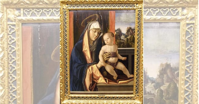 «Madonna con Bambino» di Antonio Solario