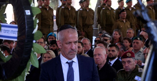 Israeli Security Agency (Shin Bet) director Ronen Bar. GIL COHEN-MAGEN/Pool via REUTERS/File Photo