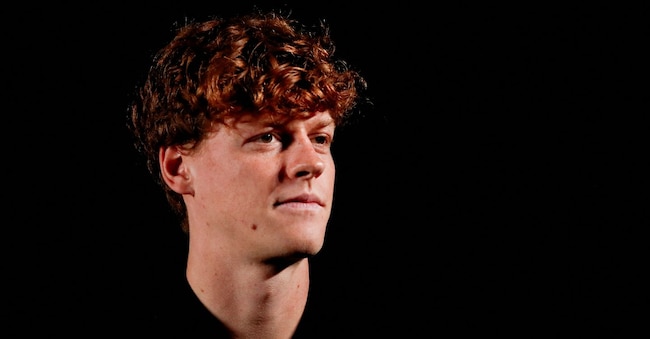 Jannik Sinner alla sfilata di Gucci. (REUTERS/Alessandro Garofalo)