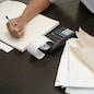 Man doing accounts
