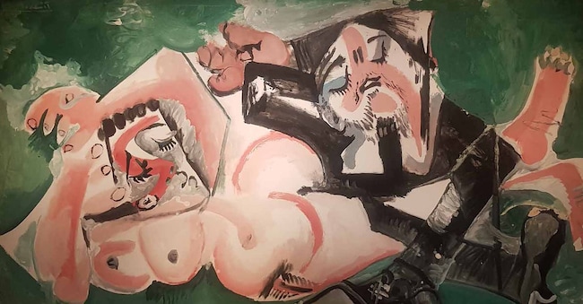 «Les Dormeurs» 1965 di  Pablo Picasso. Courtesy Landau