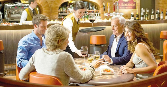 I turisti in crociera hanno l’occasione di conoscere molte sfumature del cibo made in Italy