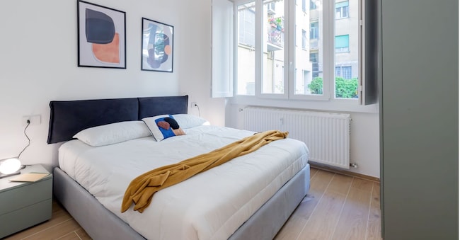 Una camera da letto