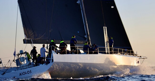 Aiolos è la barca con cui l’armatore greco, George Prokopiou, ha vinto in tempo reale la regata Aegean 600