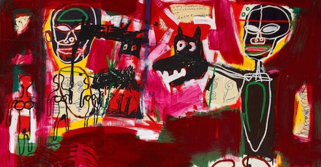 Jean-Michel Basquiat, “Sabado por la Noche (Saturday Night)” (1984) cpurtesy Christie’s