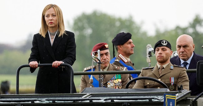 La premier Giorgia Meloni. REUTERS/Remo Casilli/File Photo