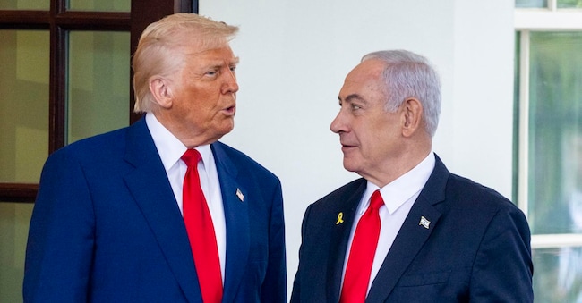  Donald Trump e Benjamin Netanyahu alla Casa Bianca