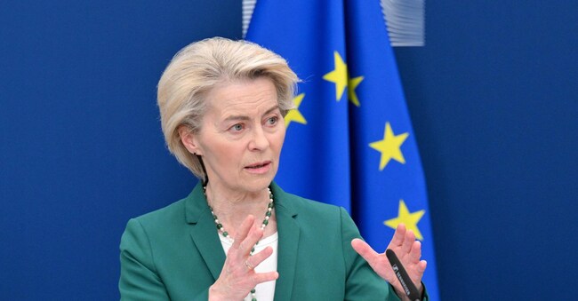 La presidente della Commissione europea Ursula von der Leyen