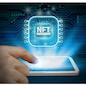 Business man using smartphone invest and pay for unique collectibles in games or art, NFT non fungible tokens concept