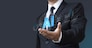 Business man select A.I. (Artificial Intelligence) for company management