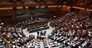 Panoramica dell'aula di Montecitorio,durante il seguito della discussione del disegno di legge per l'adempimento degli obblighi derivanti dall'appartenenza dell'Italia all'Unione Europea- Legge europea 2014 (C. 2977-A), Roma, 9 giugno 2015.   ANSA/MAURIZIO BRAMBATTI
