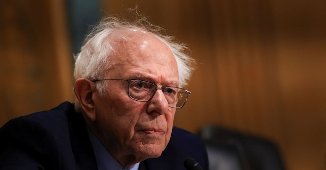 Il senatore americano Bernie Sanders . REUTERS/Kevin Mohatt