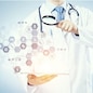 Medicine doctor working with modern digital tablet pc interface
