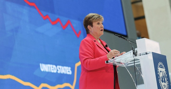 La direttrice generale dell’Fmi, Kristalina Georgieva (REUTERS)
