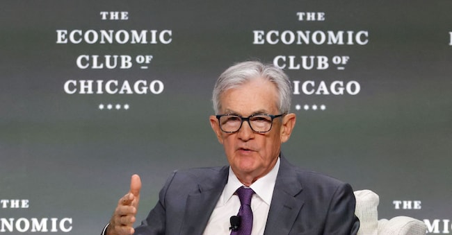 Jerome Powell (Kamil Krzaczynski/Afp)