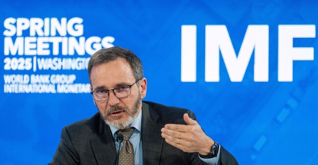 Il capoeconomista dell’Fmi, Pierre-Olivier Gourinchas (AFP)