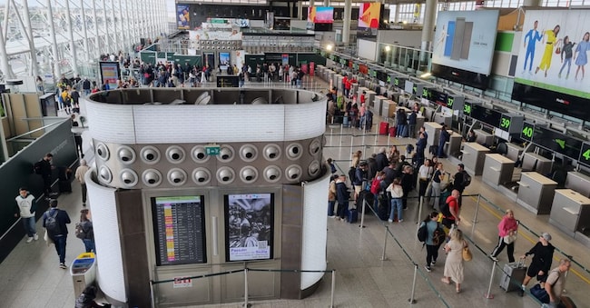 Aeroporto Vincenzo Bellini. L’area partenze dello scalo di Fontanarossa a Catania
