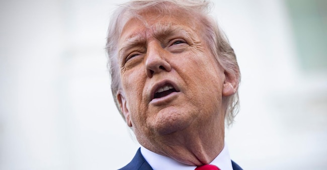 Il presidente Usa Donald Trump.  EPA/JIM LO SCALZO