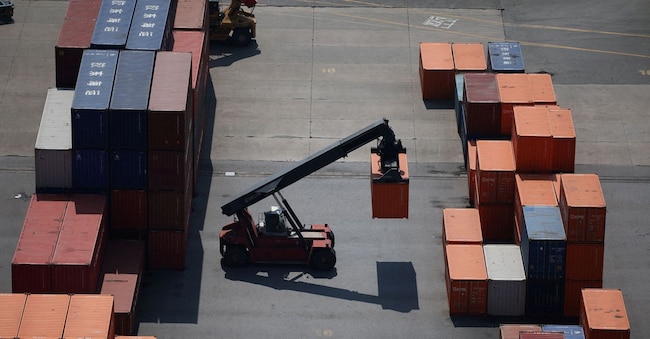 Container a  Pyeongtaek, Sud Corea  REUTERS/Kim Hong-Ji/File Photo