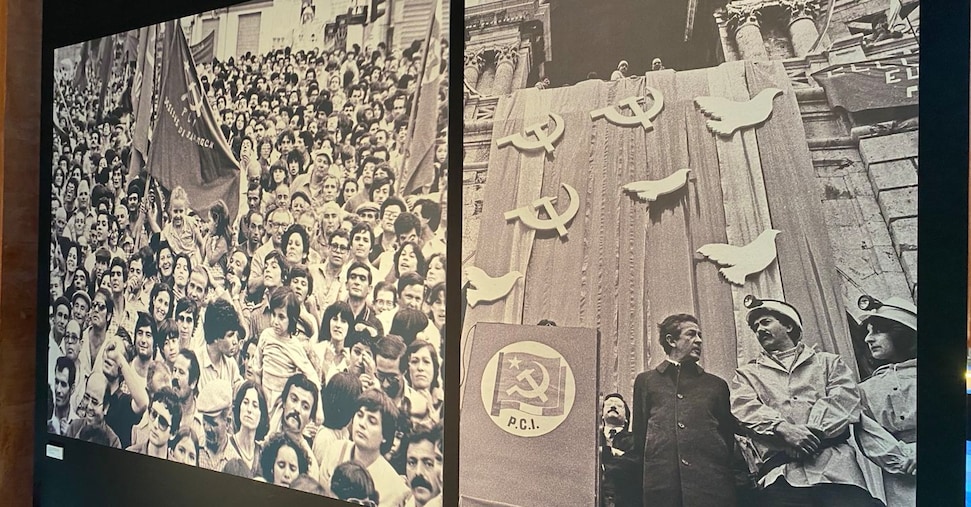 Enrico Berlinguer、Cagliariでの展覧会での彼のコミットメント