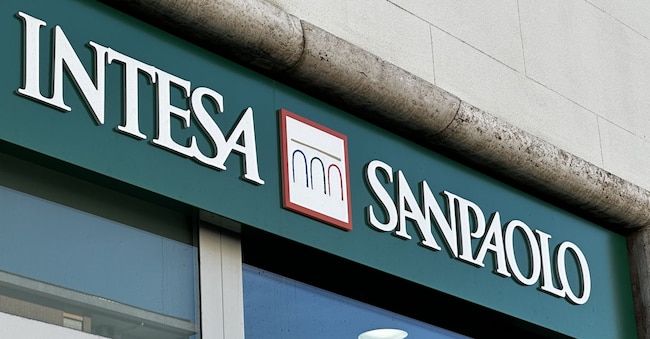 FILIALE INSEGNA LOGO BANCA INTESA SAN PAOLO  SANPAOLO
