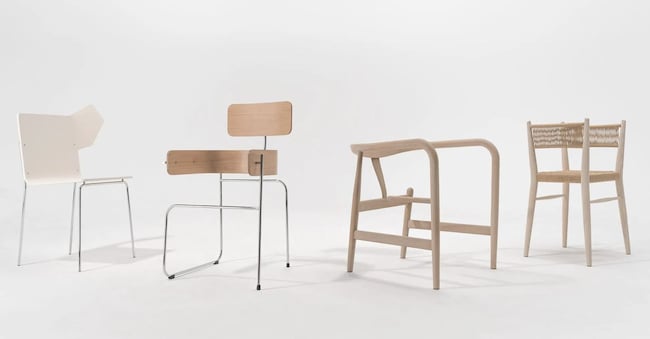 I prototipi delle sedie generate dal The ChAIr Project di Philipp Schmitt & Steffen Weiss.