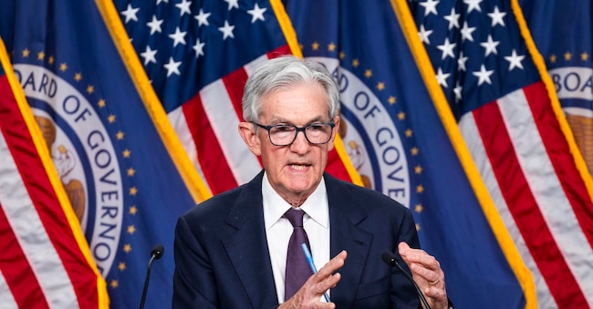Il presidente della Federal Reserve Jerome Powell   EPA/JIM LO SCALZO