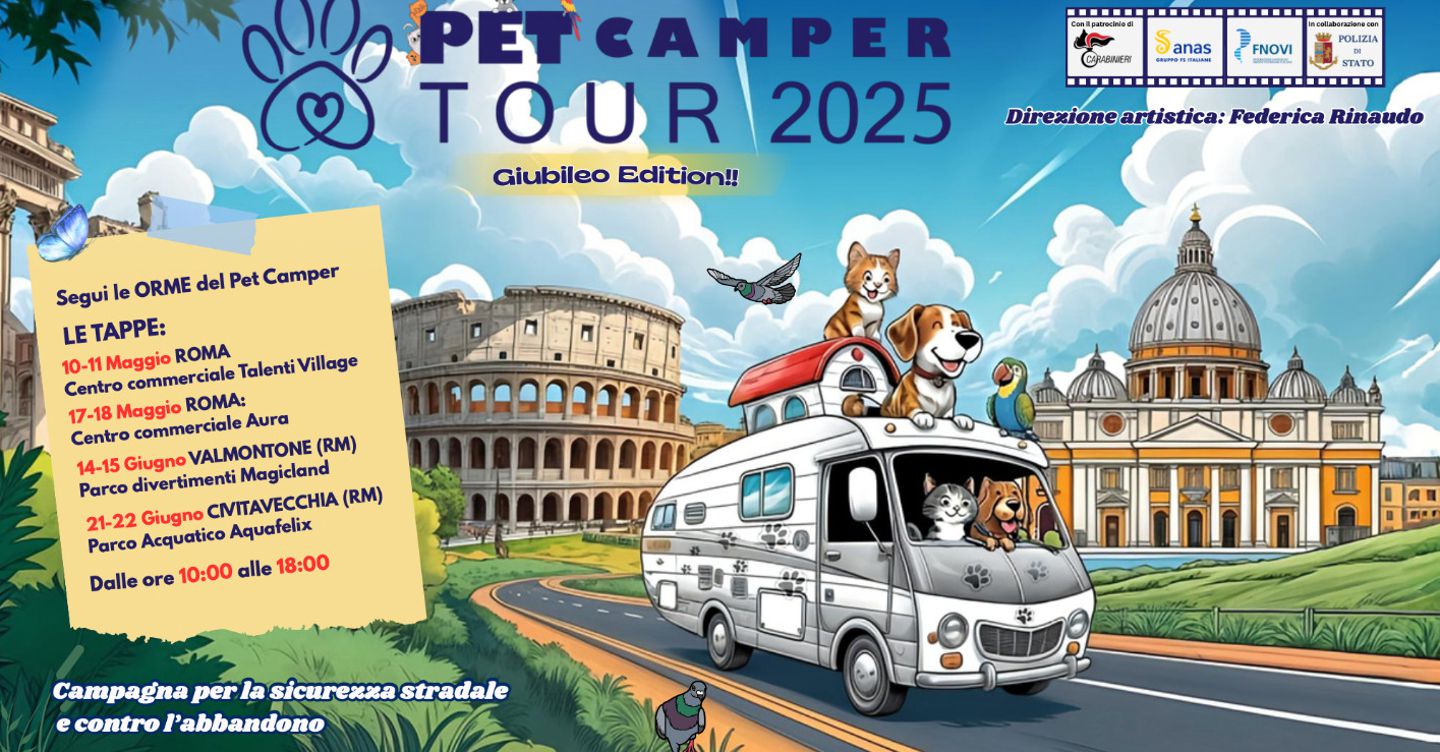 Il Giubileo amico degli animali, al via il “Pet camper tour”