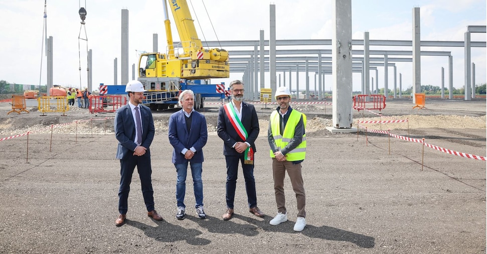 Garbe posa la prima pietra del parco logistico da 102mila mq a Tortona