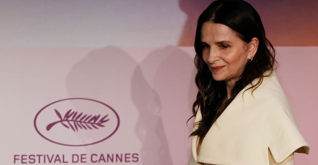 Juliette Binoche (Photo by Ian LANGSDON / AFP)