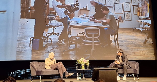 Robert De Niro durante la lectio Magistralis al festival del cinema di Cannes