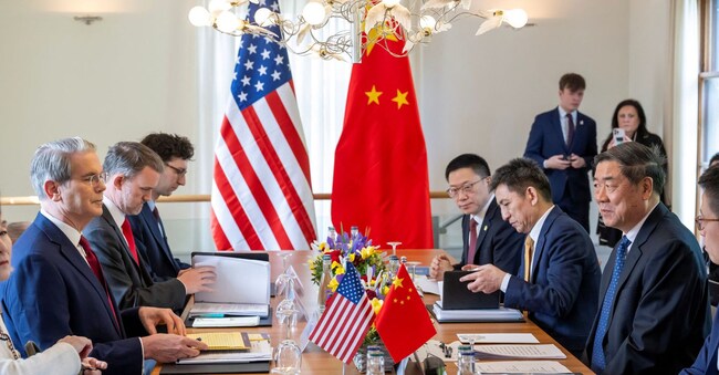 Al via la tregua di 90 giorni sui dazi, concordata dalle delegazioni di Stati Uniti e Cina nel vertice di Ginevra in Svizzera