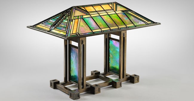 Double-Pedestal Lamp di Frank Lloyd Wright, aggiudicata a 7,5 milioni di $ da Sotheby’s