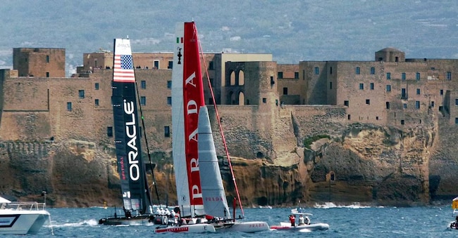 Napoli ai tempi delle World Series di America’s Cup svoltesi tra il 2011 e il 2013