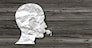 Whistleblower whistle blower concept as a symbol representing a person exposing corruption as a whistle shaped as a human head in a 3D illustration style.