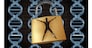 Genetic prison and human engineering of DNA as the biotechnology science concept for unlocking the secrects of the human genome to free humans of disease and inherited illness through scientific research with dna strands as jail bars and a lock shaped as a person.