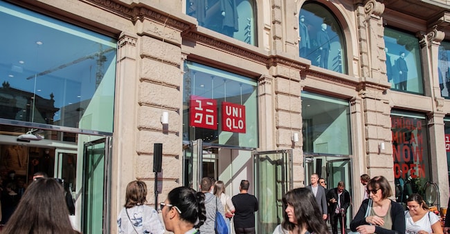  Milano, L'apertura del primo negozio Uniqlo in Italia, 13 settembre 2019. (Claudia Greco / AGF)