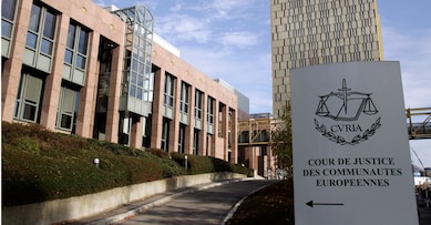 General view of the buildings of the Court of Justice of the European Communities