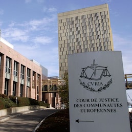 General view of the buildings of the Court of Justice of the European Communities