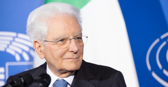 Il Presidente della Repubblica Sergio Mattarella