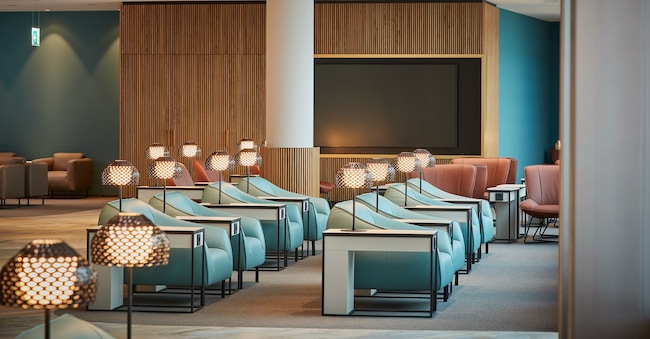 La lounge del Terminal 1 dell’aeroporto di Vienna. © Vienna Airport