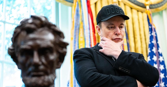 Elon Musk. (Photo by Allison ROBBERT / AFP)