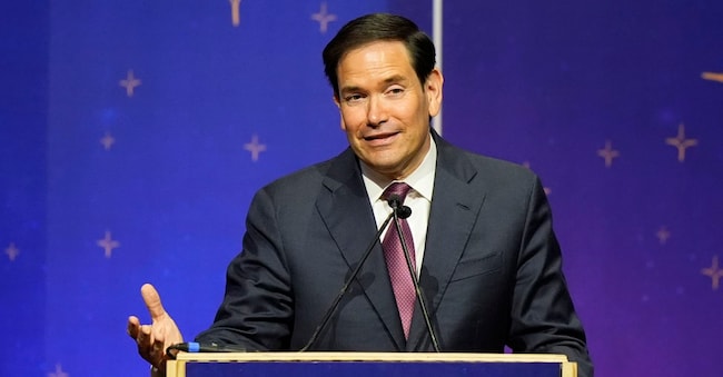 Il Segretario di Stato, Marco Rubio  (AP Photo/Mark Schiefelbein)  Associated Press/LaPresse