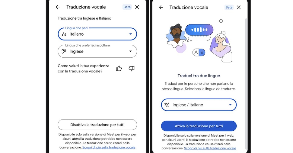 La traduzione live di Google Meet rileva anche gli stati d’animo. Il video