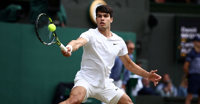 Carlos Alcaraz. (AFP)