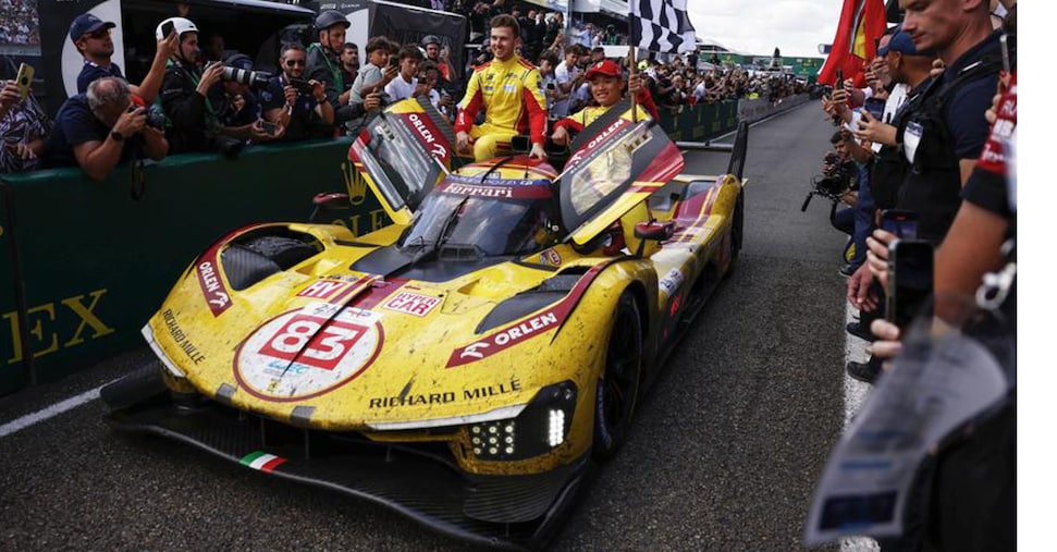 Le Mans, terza vittoria consecuitiva della Ferrari. Trionfo per la 499P guidata dal cinese Yifei Ye Le Mans, terza vittoria consecuitiva della Ferrari. Trionfo per la 499P guidata dal cinese Yifei Ye