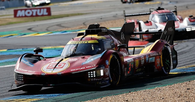 Un momento della 24 Ore di Le Mans in Francia