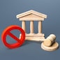 Prohibitions and restrictions set by court. sanctions and embargoes. Locks. Outside the jurisdiction of the court. Does not work. Repeal of laws and regulations. Appeal and challenge of the verdict