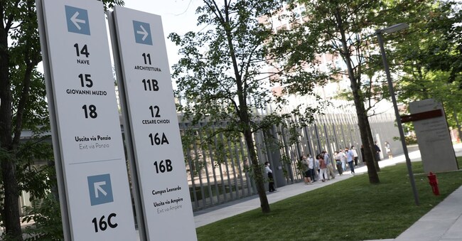ESTERNO CAMPUS DI ARCHITETTURA DEL POLITECNICO DI MILANO