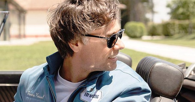 Ronnie Kessel con la giacca Fay Racing, prodotta in soli 70 esemplari